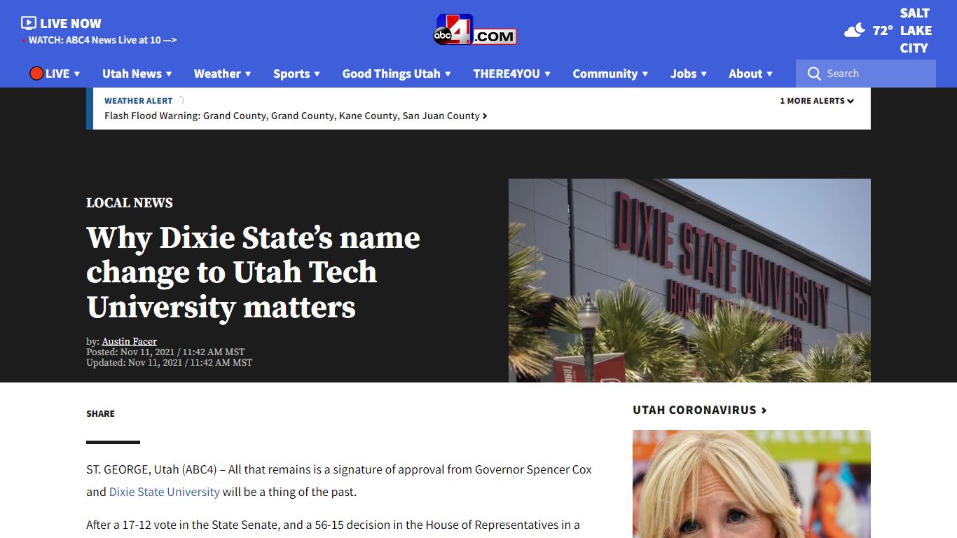 Why Dixie State’s name change to Utah Tech University matters